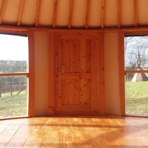 Roundhouse at Fron Farm yurts