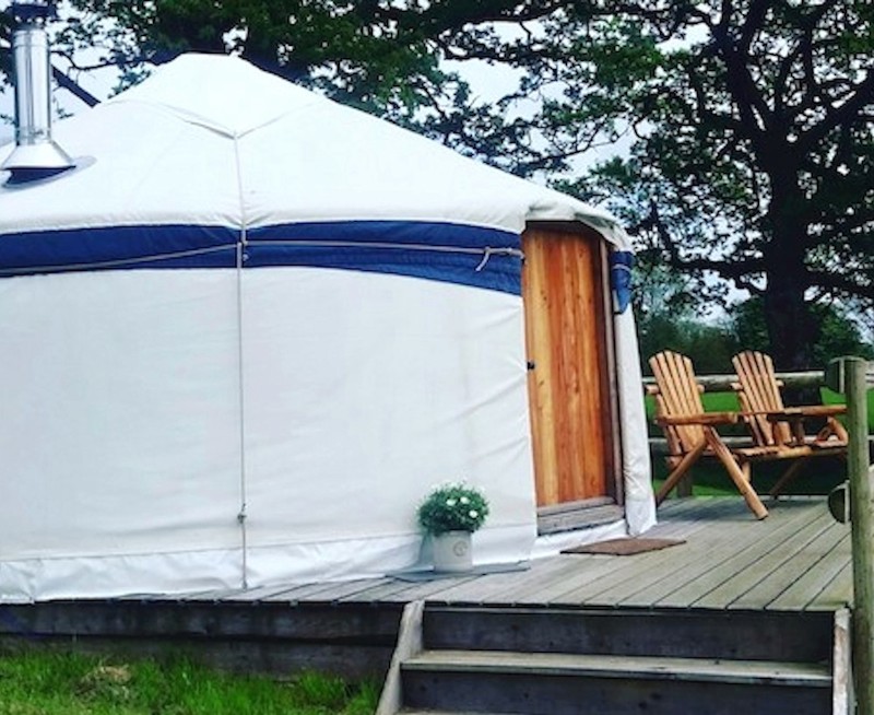 Kite Yurt at Fron Farm Yurts 