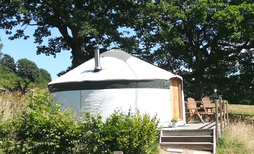 Mongolian Ger at Fron Farm Yurts